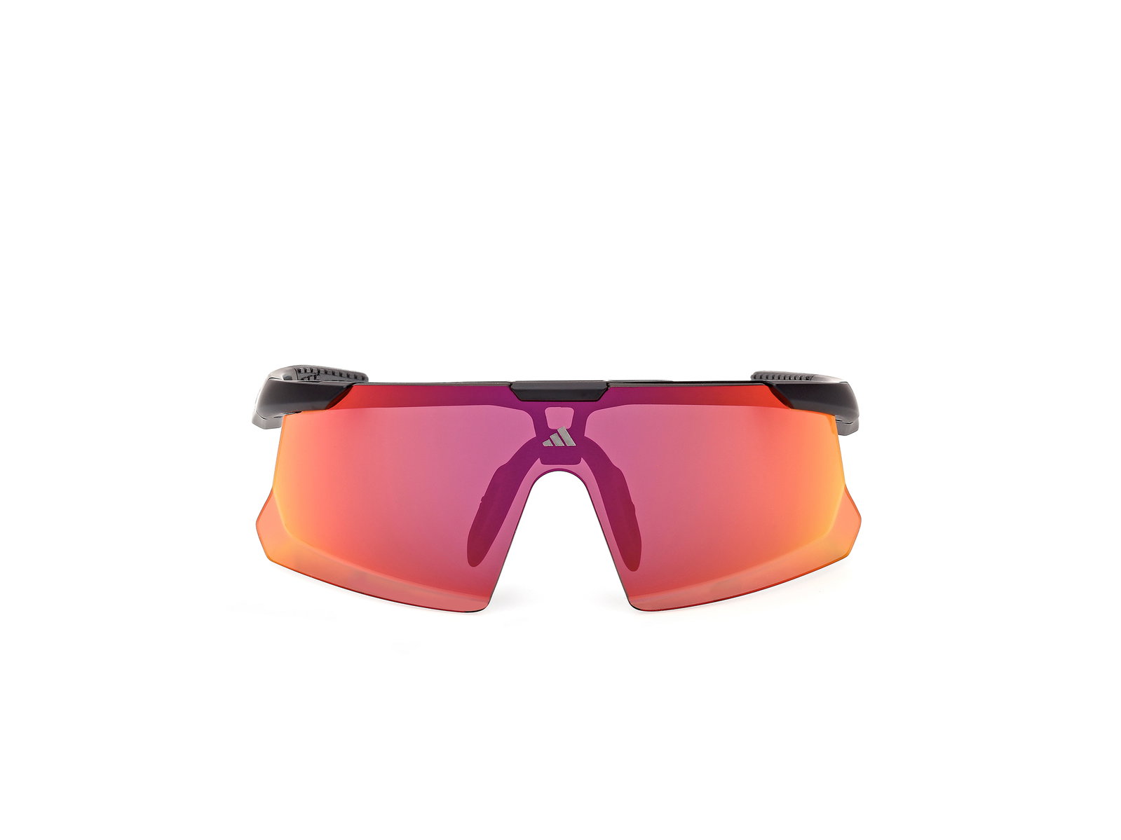 Das Bild zeigt die Adidas Sport Sonnenbrille SP0107 02L von vorne.
